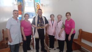 Visita da imagem peregrina de Nossa Senhora Aparecida à Santa Casa de Mogi das Cruzes