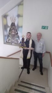 Visita da imagem peregrina de Nossa Senhora Aparecida à Santa Casa de Mogi das Cruzes