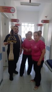 Visita da imagem peregrina de Nossa Senhora Aparecida à Santa Casa de Mogi das Cruzes